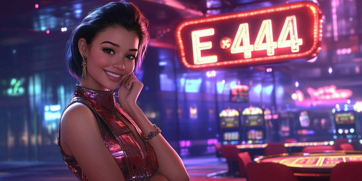 A lively casino scene representing E444 in Bangladesh